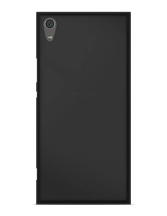 Coque en silicone gel givré Noir | 1001coques.fr
