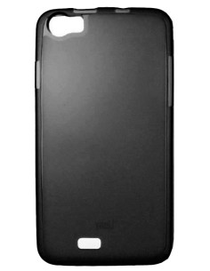 Coque en silicone gel givré Noir | 1001coques.fr