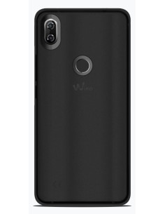 Coque en silicone gel givré Noir | 1001coques.fr