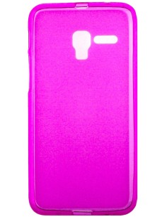 Coque en silicone gel givré Rose Translucide | 1001coques.fr