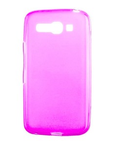 Coque en silicone gel givré Rose Translucide | 1001coques.fr