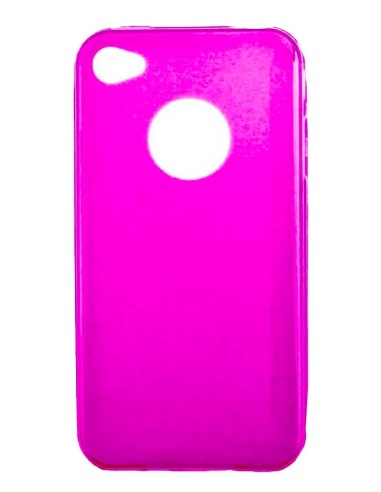 Coque en silicone Givré Rose