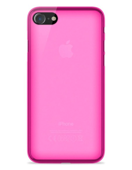 Coque en silicone Givré Rose pour Apple iPhone 7 Plus