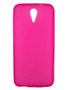 Coque en Silicone Gel givré Rose Translucide | 1001coques.fr