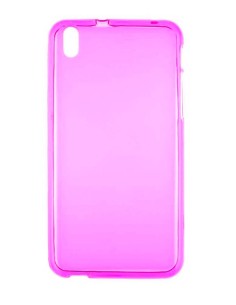Coque en silicone gel givré Rose Translucide | 1001coques.fr