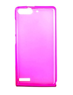 Coque en silicone gel givré Rose Translucide | 1001coques.fr