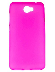 Coque en silicone gel givré Rose Translucide | 1001coques.fr