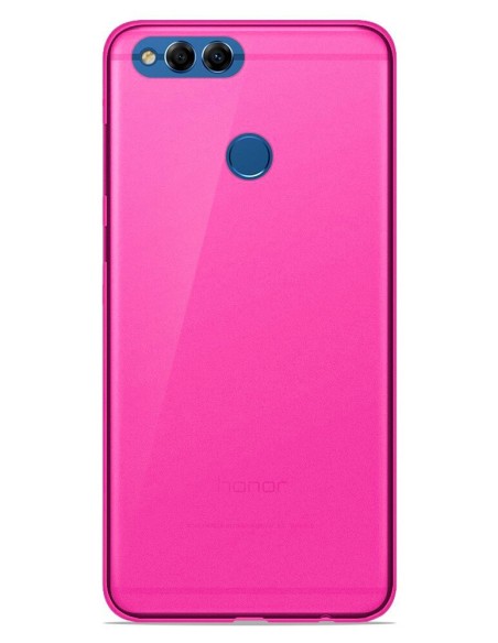 Coque en silicone Givré Rose pour Huawei Y9 2018