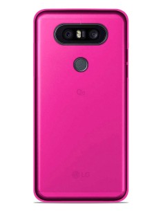 Coque en silicone gel givré Rose Translucide | 1001coques.fr