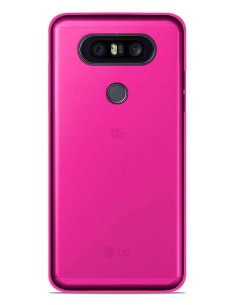 Coque en Silicone Gel givré Rose Translucide | 1001coques.fr