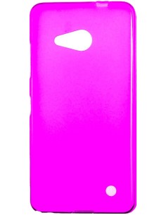 Coque en Silicone Gel givré Rose Translucide | 1001coques.fr