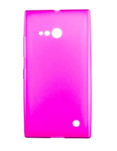 Coque en silicone gel givré Rose Translucide | 1001coques.fr