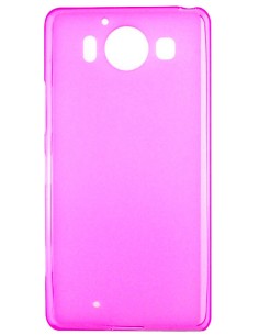 Coque en Silicone Gel givré Rose Translucide | 1001coques.fr