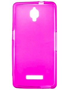 Coque en silicone gel givré Rose Translucide | 1001coques.fr