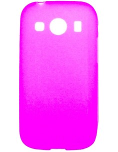 Coque en Silicone Gel givré Rose Translucide | 1001coques.fr