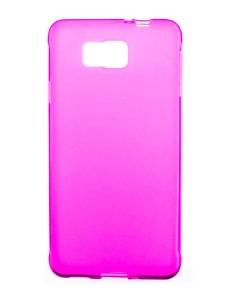 Coque en silicone gel givré Rose Translucide | 1001coques.fr