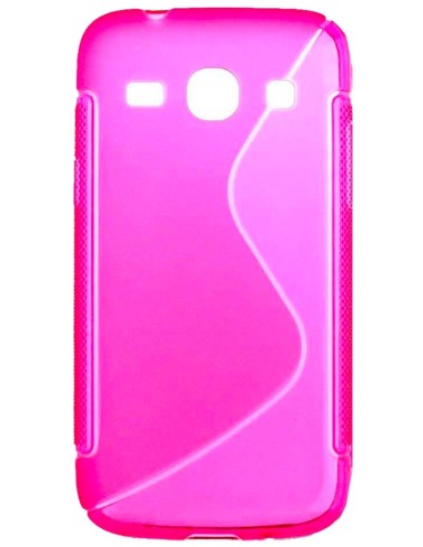 Coque en silicone Givré Rose