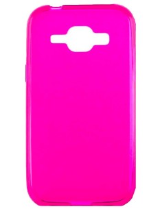 Coque en Silicone Gel givré Rose Translucide | 1001coques.fr