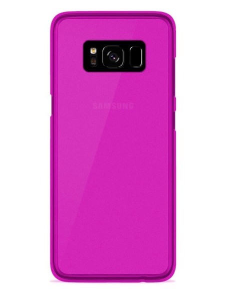 Coque en silicone Givré Rose pour Samsung Galaxy S8 Plus