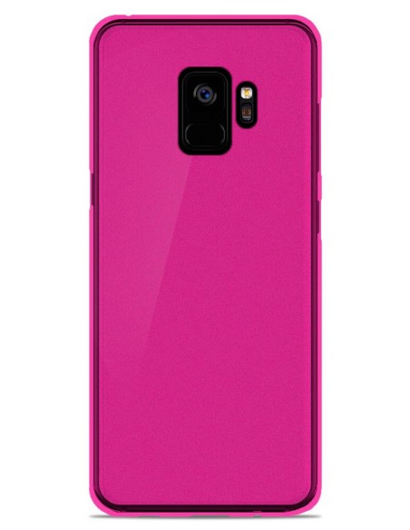 Coque en silicone Givré Rose pour Samsung Galaxy S9