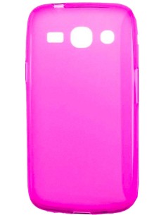 Coque en Silicone Gel givré Rose Translucide | 1001coques.fr