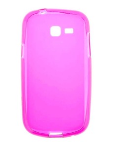 Coque en Silicone Gel givré Rose Translucide | 1001coques.fr