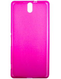 Coque en silicone gel givré Rose Translucide | 1001coques.fr