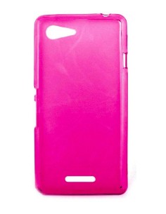 Coque en silicone gel givré Rose Translucide | 1001coques.fr