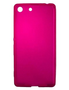 Coque en Silicone Gel givré Rose Translucide | 1001coques.fr