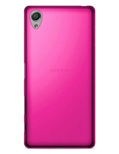 Coque en silicone gel givré Rose Translucide | 1001coques.fr