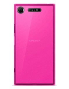 Coque en Silicone Gel givré Rose Translucide | 1001coques.fr