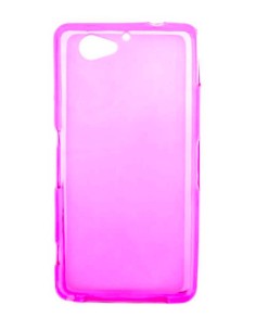 Coque en Silicone Gel givré Rose Translucide | 1001coques.fr