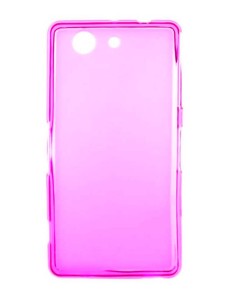 Coque en Silicone Gel givré Rose Translucide | 1001coques.fr