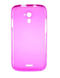 Coque en silicone gel givré Rose Translucide | 1001coques.fr
