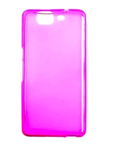 Coque en Silicone Gel givré Rose Translucide | 1001coques.fr