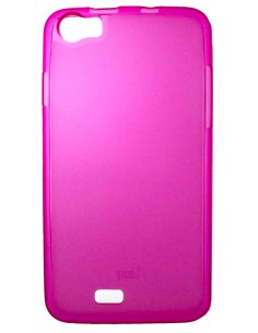 Coque en silicone gel givré Rose Translucide | 1001coques.fr