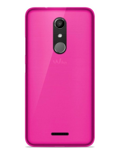 Coque en silicone Givré Rose pour Wiko U Pulse