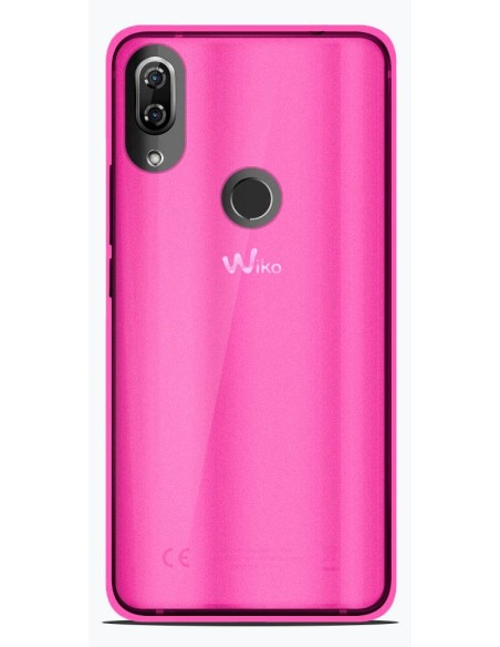Coque en silicone Givré Rose pour Wiko View 2 Pro
