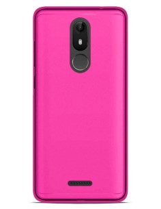 Coque en Silicone Gel givré Rose Translucide | 1001coques.fr