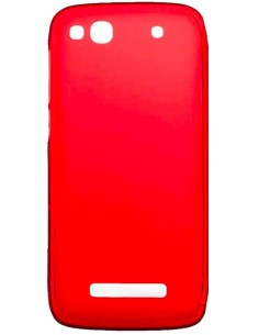 Coque en Silicone Gel givré Rouge Translucide | 1001coques.fr