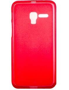 Coque en silicone gel givré Rouge Translucide | 1001coques.fr