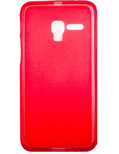 Coque en silicone Givré Rouge