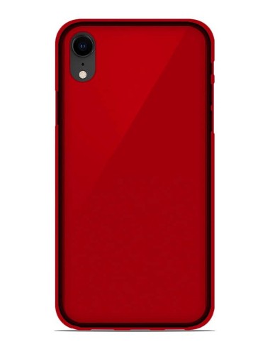 Coque en silicone Givré Rouge