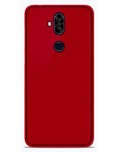 Coque en silicone Givré Rouge