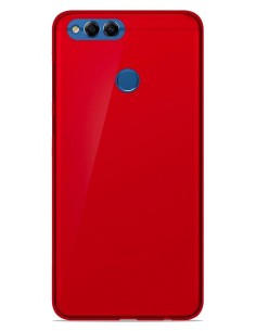 Coque en Silicone Gel givré Rouge Translucide | 1001coques.fr