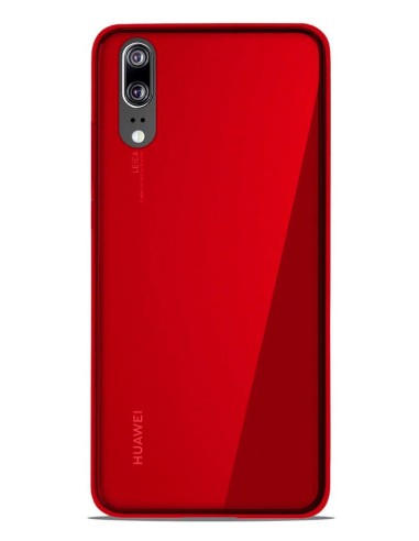 Coque en silicone Givré Rouge