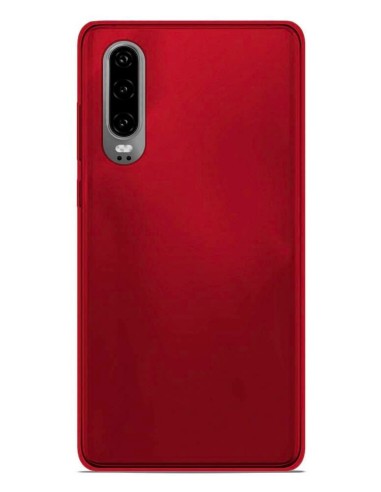 Coque en silicone Givré Rouge