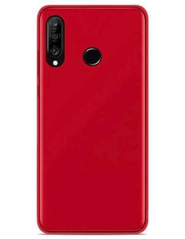 Coque en silicone Givré Rouge