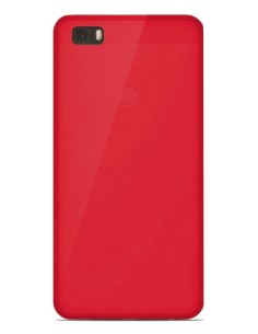 Coque en silicone gel givré Rouge Translucide | 1001coques.fr