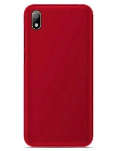 Coque en silicone gel givré Rouge Translucide | 1001coques.fr